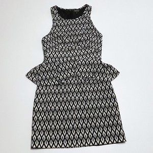 TOPSHOP Racerback Peplum Dress